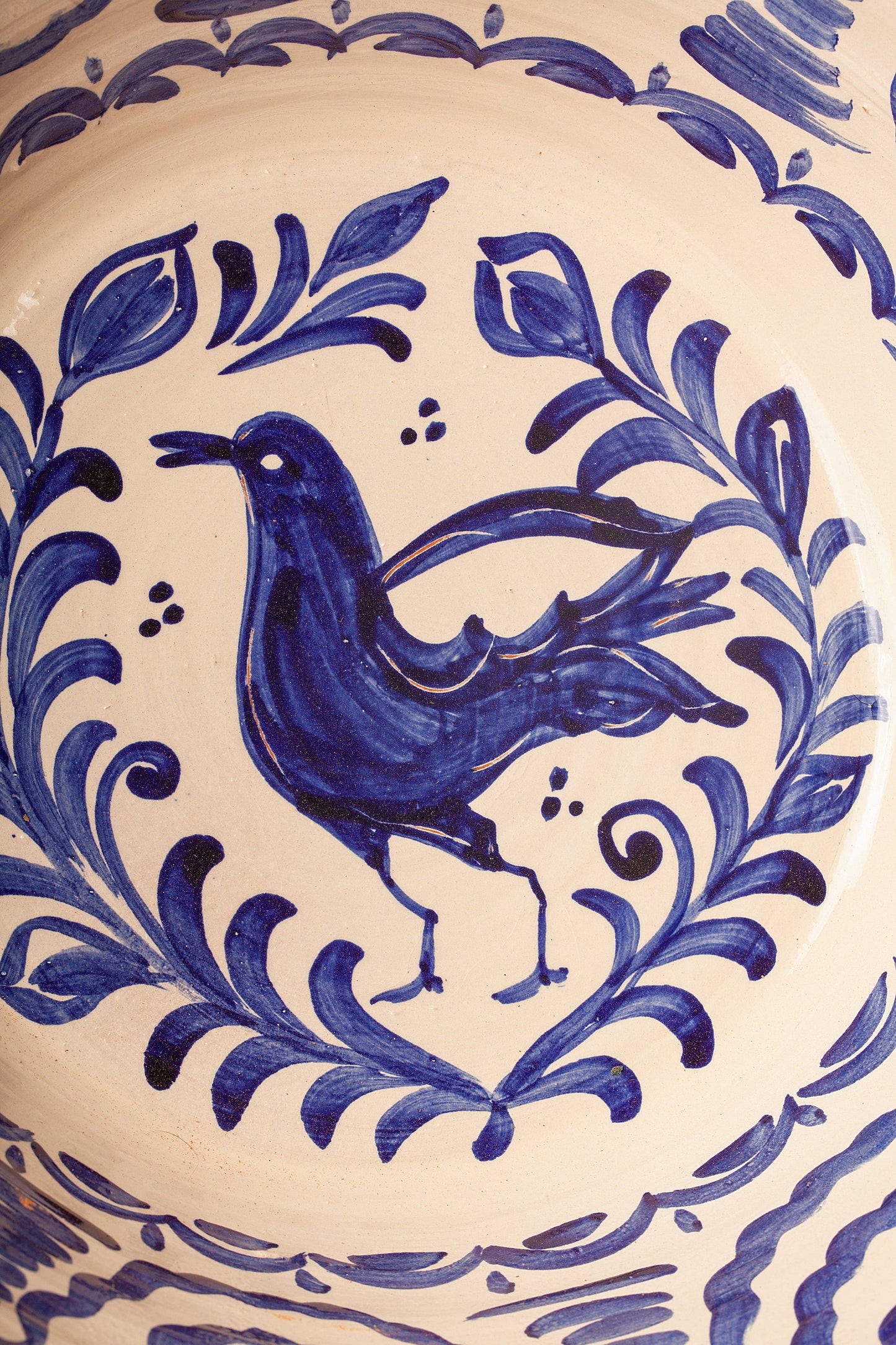 Blue lebrillos granaínos