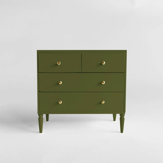 1:12 Scale Dollhouse Dresser, 4-Drawer
