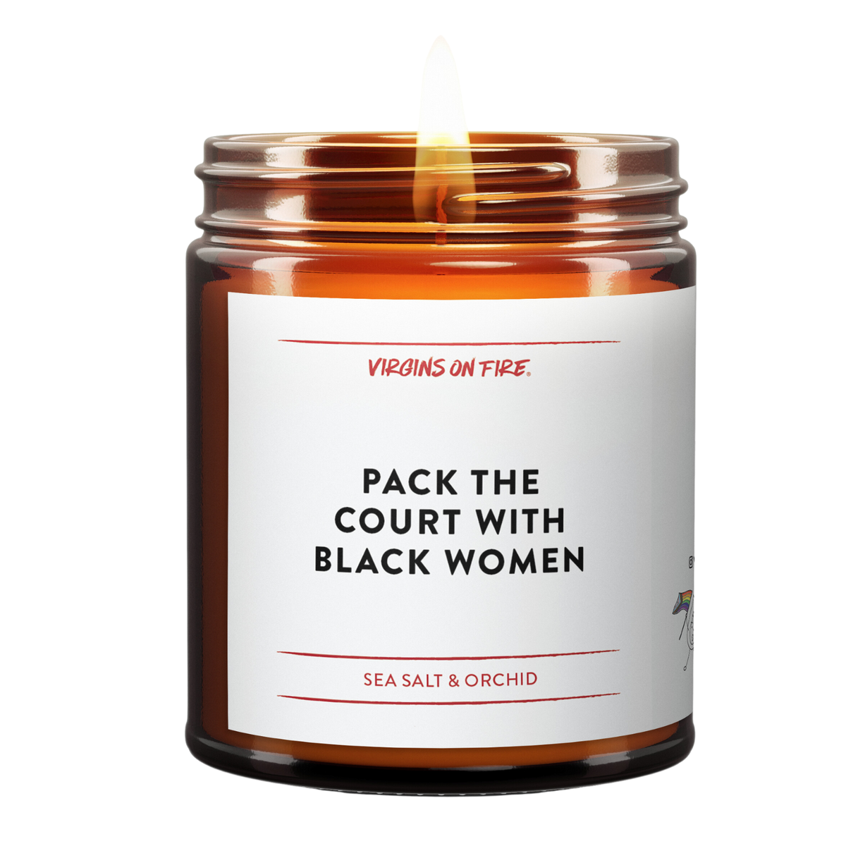 PACK THE COURT WITH BLACK WOMEN (Sea Salt & Orchid) Candle