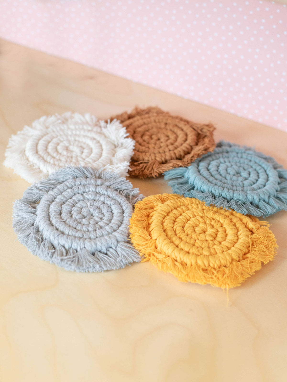 Dollhouse Boho Fringe Round Rug | Multiple Colors