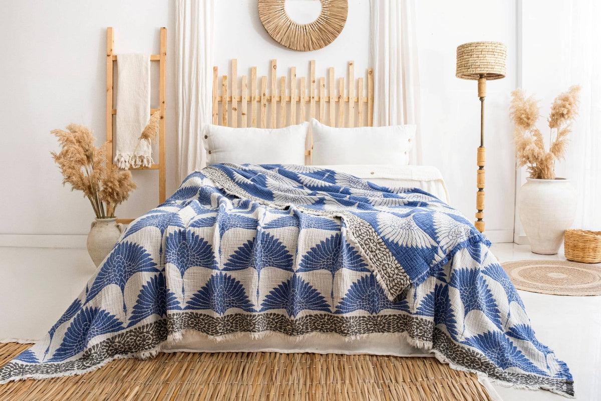 Crane Muslin Blanket,