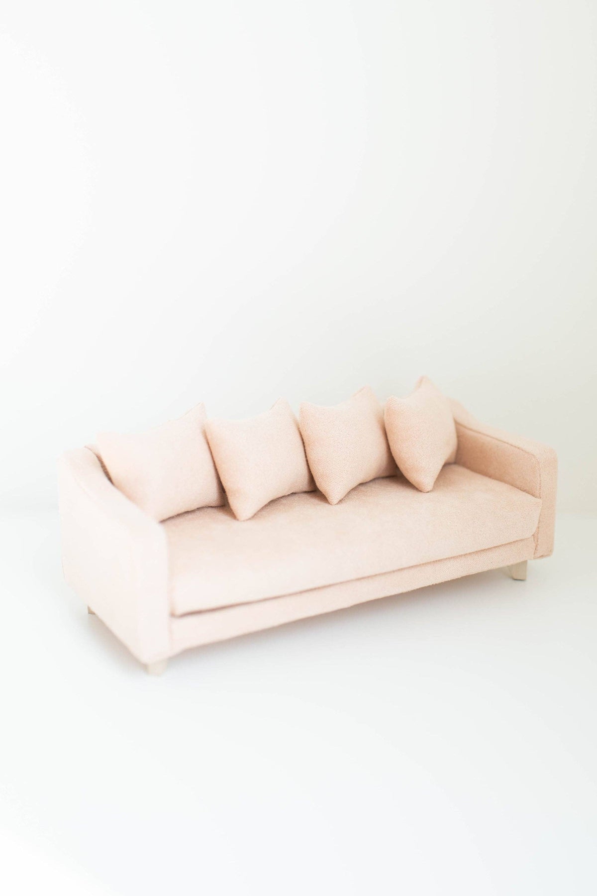 Dollhouse Adelaide Scoop Arm Sofa | Barely Blush