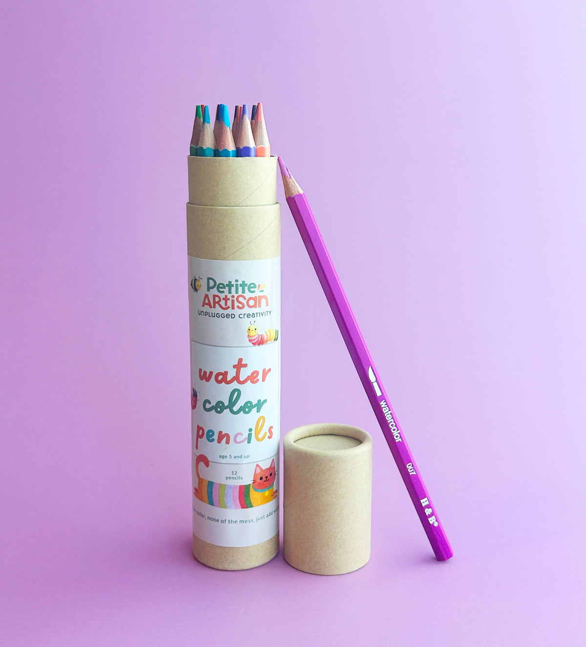 Watercolor Pencils for Kids, Beginner Set