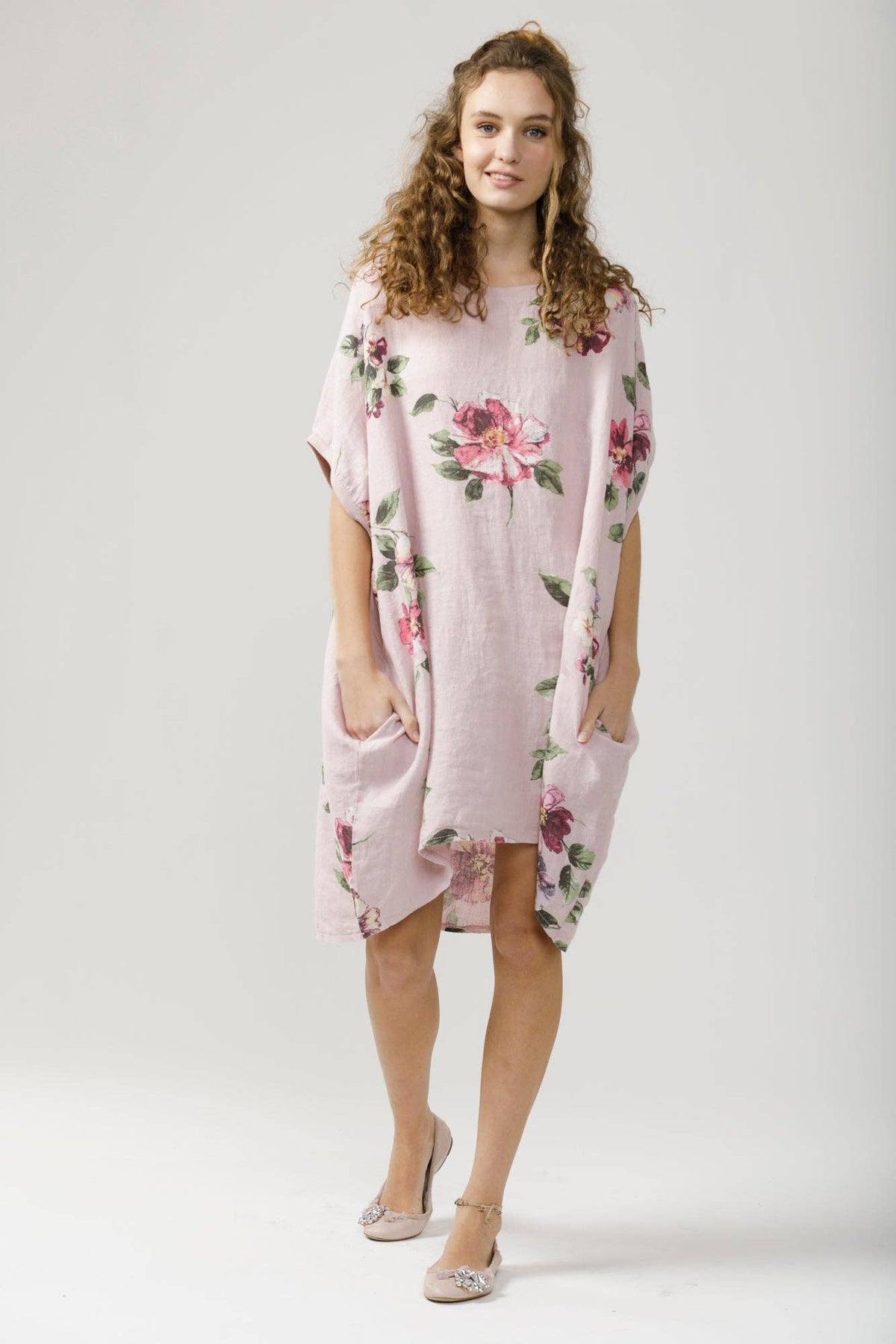 Rosabella Floral linen dress.