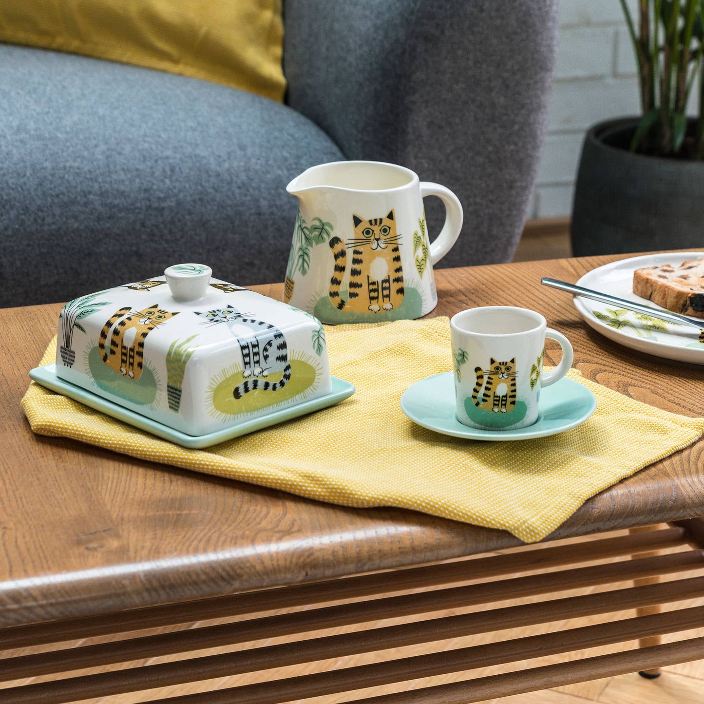 Handmade Ceramic Cat Milk Jug