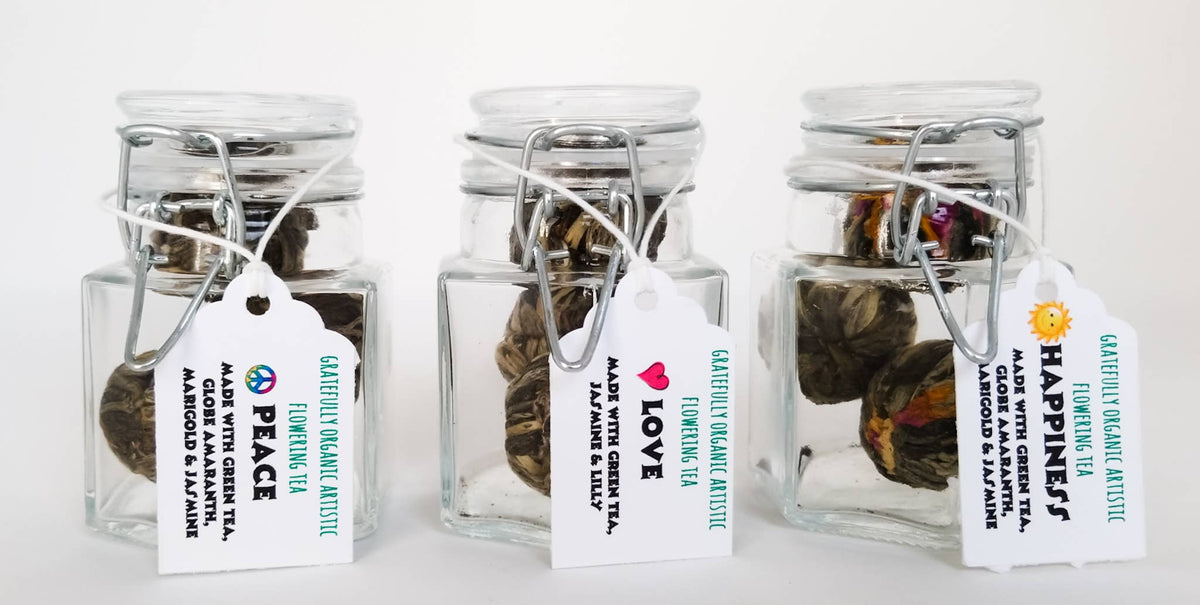 Blooming Flower Tea Balls - Flower Burst Green Tea (3 Balls)