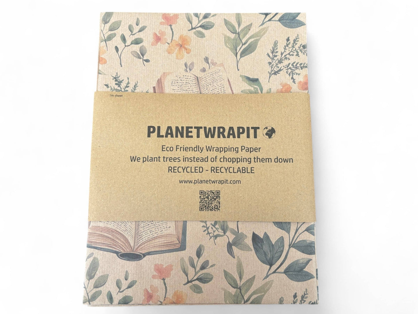 Book Recycled Kraft Wrapping Paper Gift Wrap