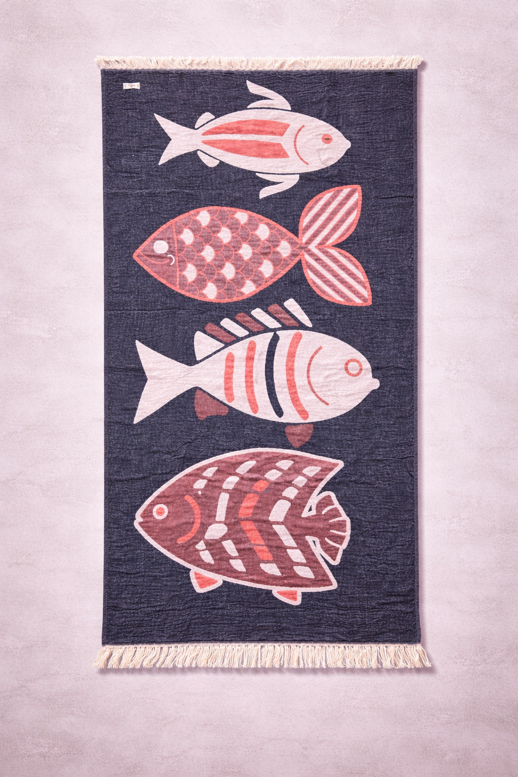 Harbor Fish Sand Repellent Beach Towel