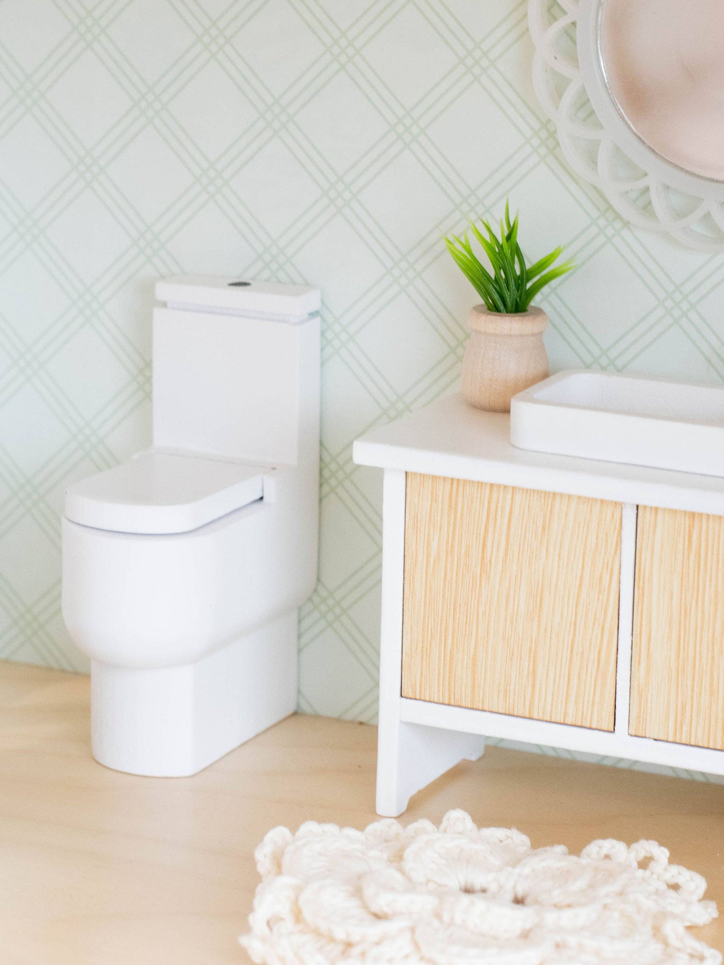 Dollhouse Toilet | White