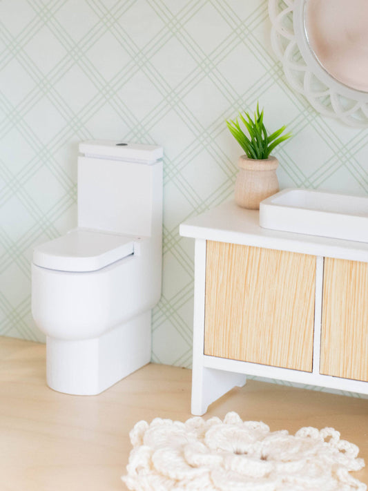 Dollhouse Toilet | White