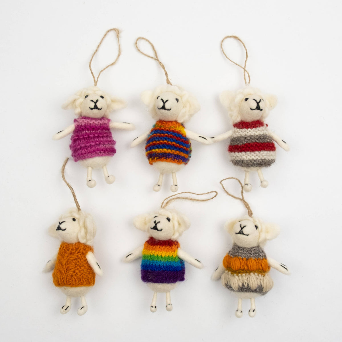 Ornament - Sheep with Knit Sweater