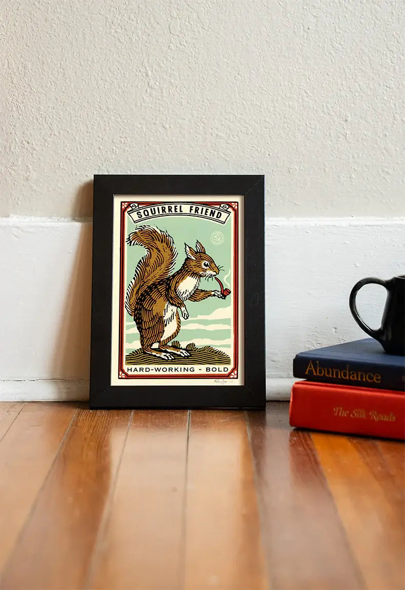 Squirrel Friend Print