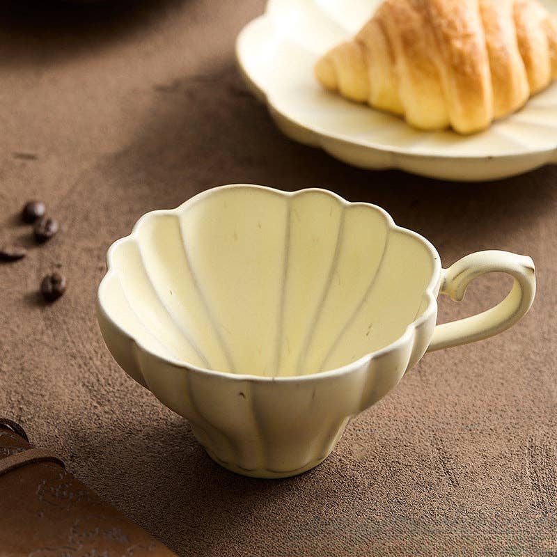 Gohobi  Floral Shaped Coffee Mug
