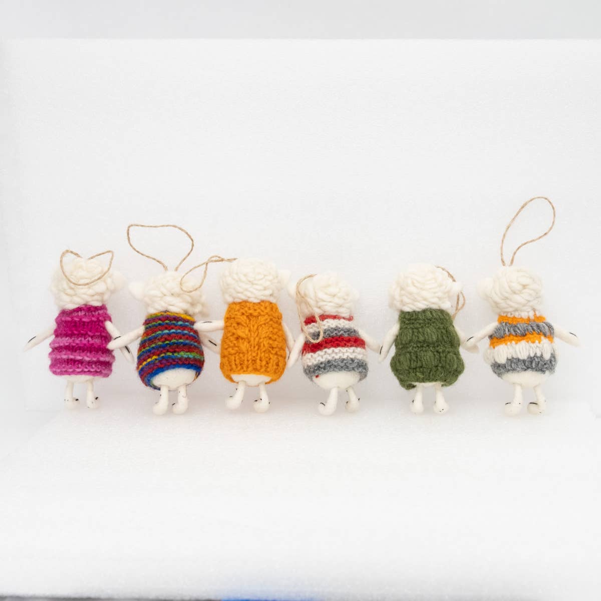 Ornament - Sheep with Knit Sweater