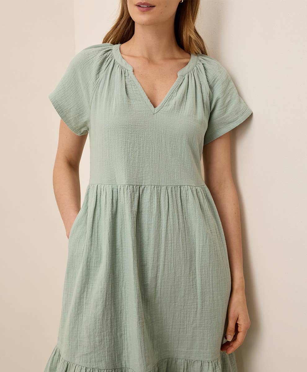 Women's Coastal Double Gauze Breezy Dress