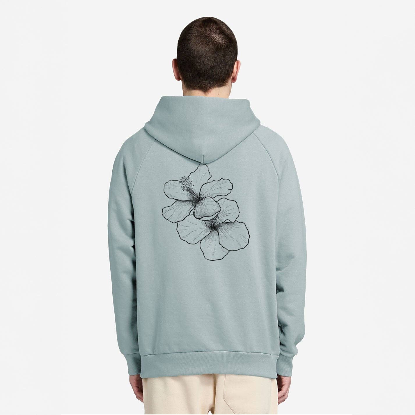 Hibiscus Flowers - UltraLuxe Heavyweight French Terry Hoodie
