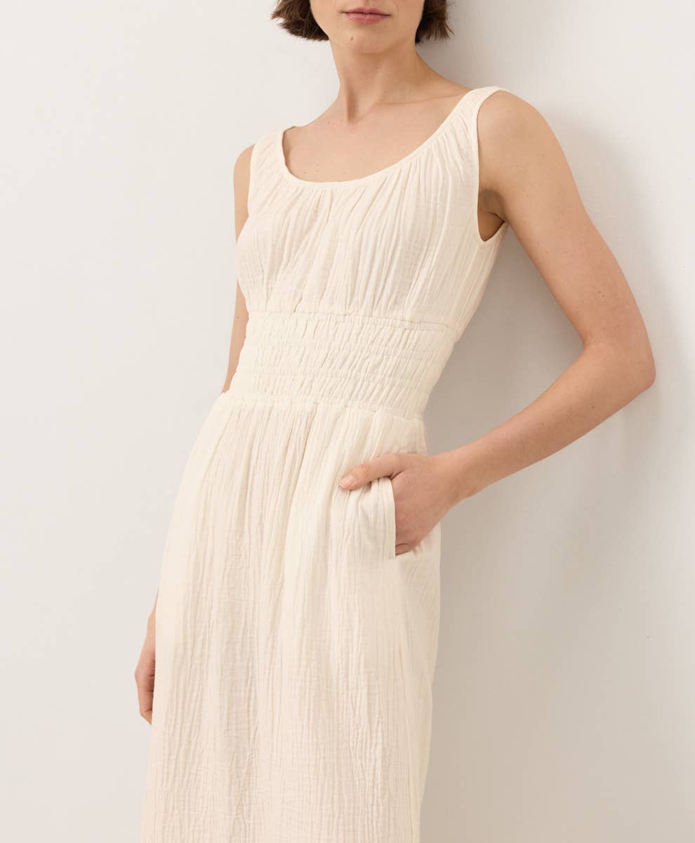 Women's Coastal Double Gauze Cami Dress