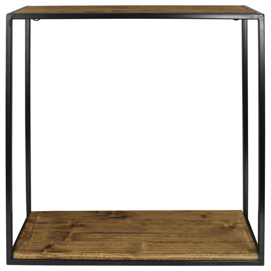 Milo Shelf, Wood & Metal - Sq, Lrg