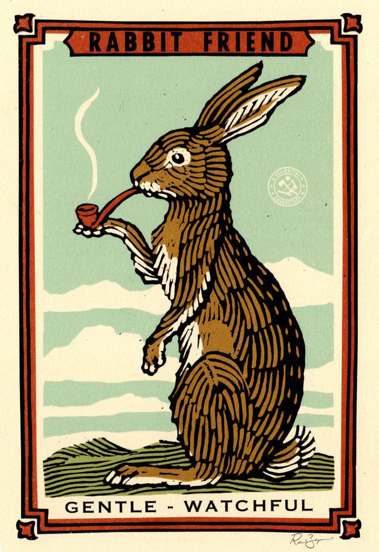 Rabbit Friend Print