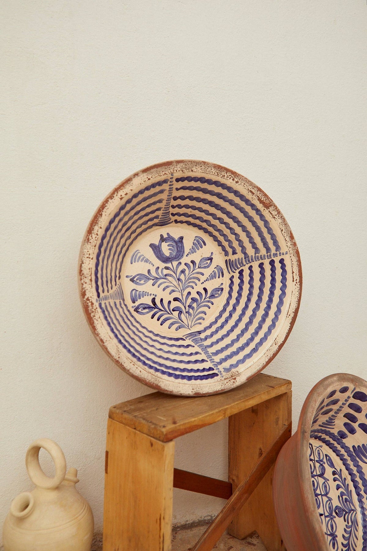 Blue lebrillos granaínos