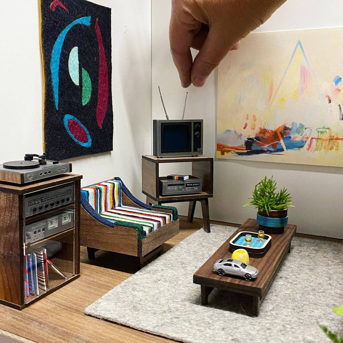 1:12 Scale Miniature Television