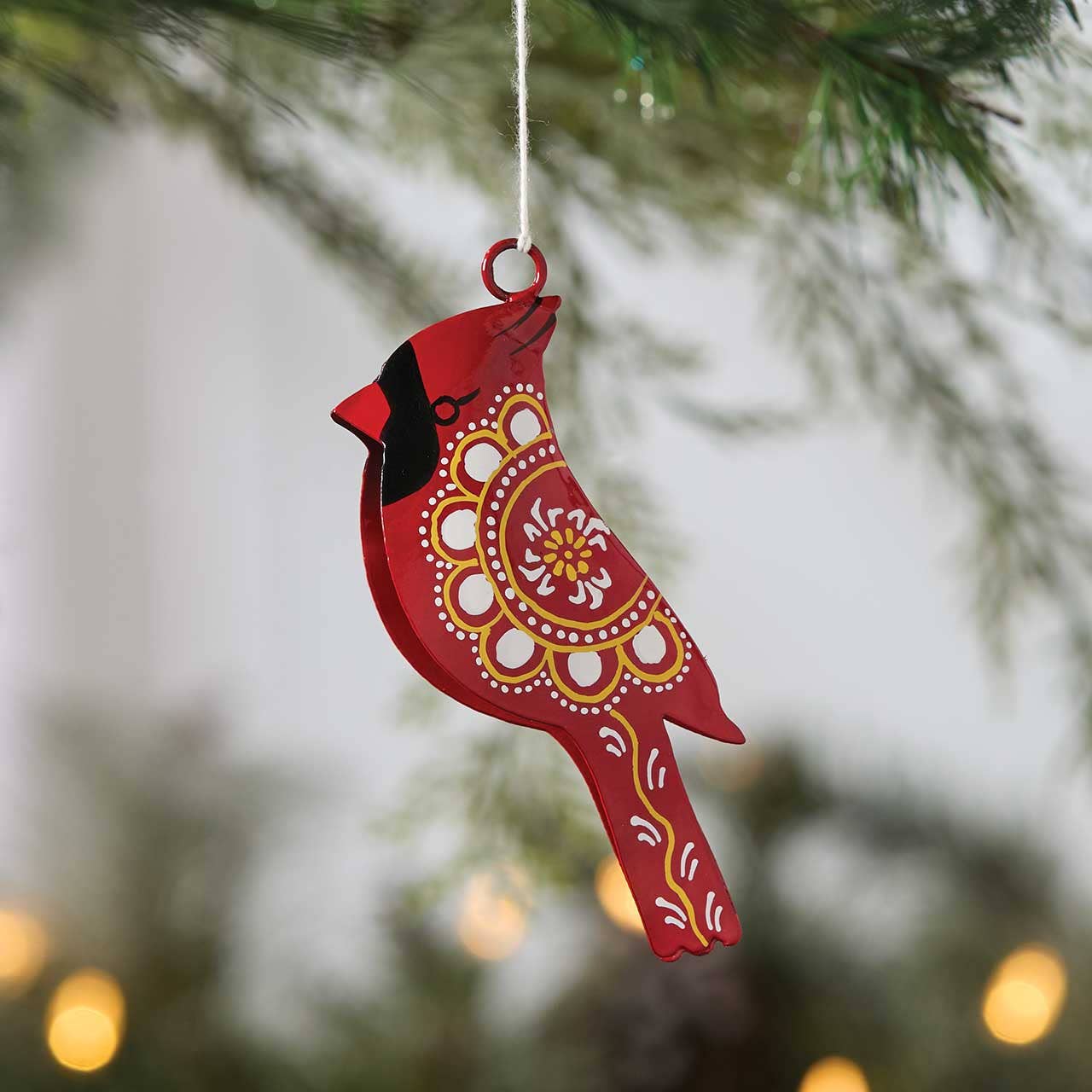Hand-Painted Cardinal Christmas Ornament