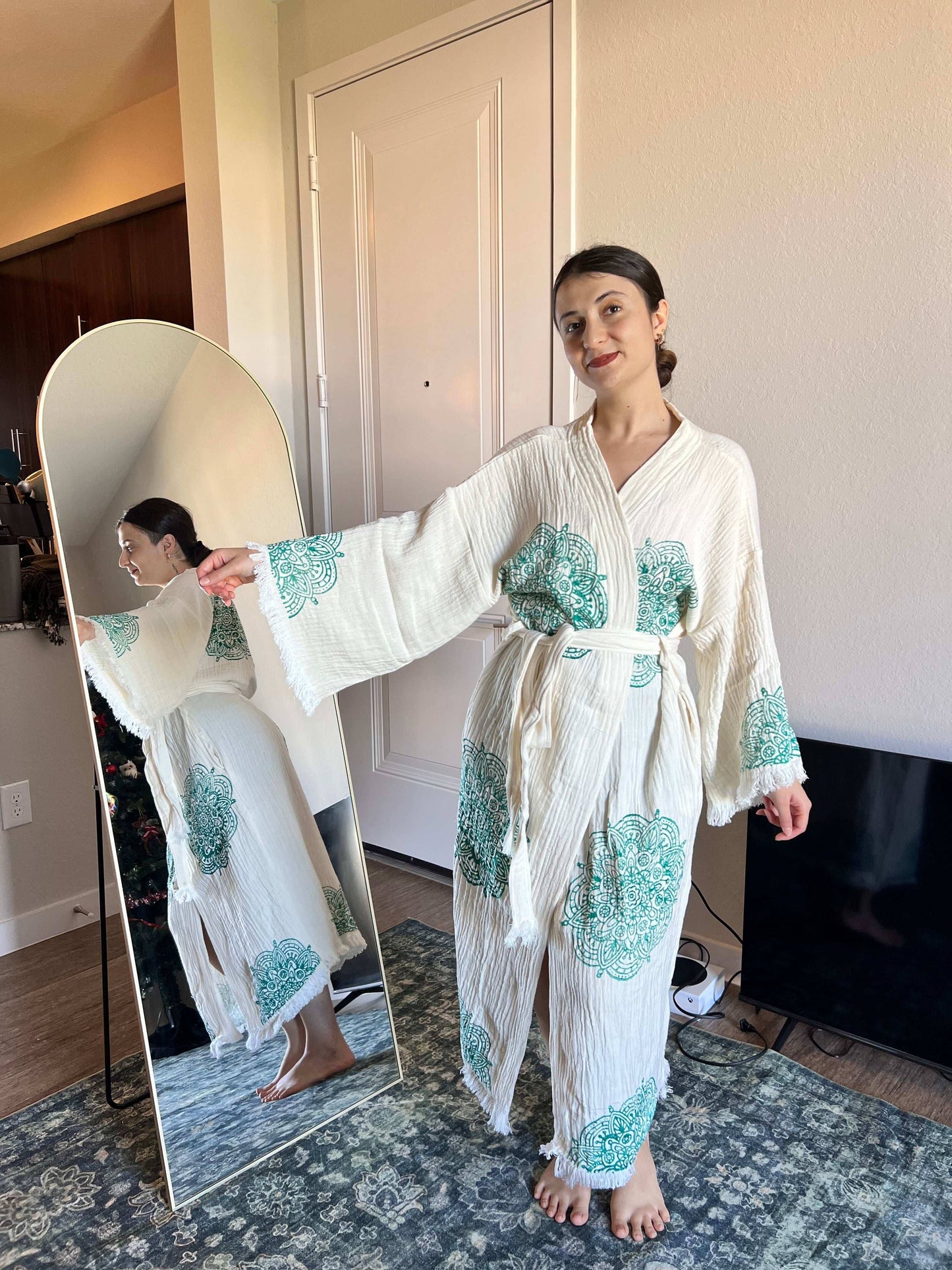 Mandala Kimono Robe