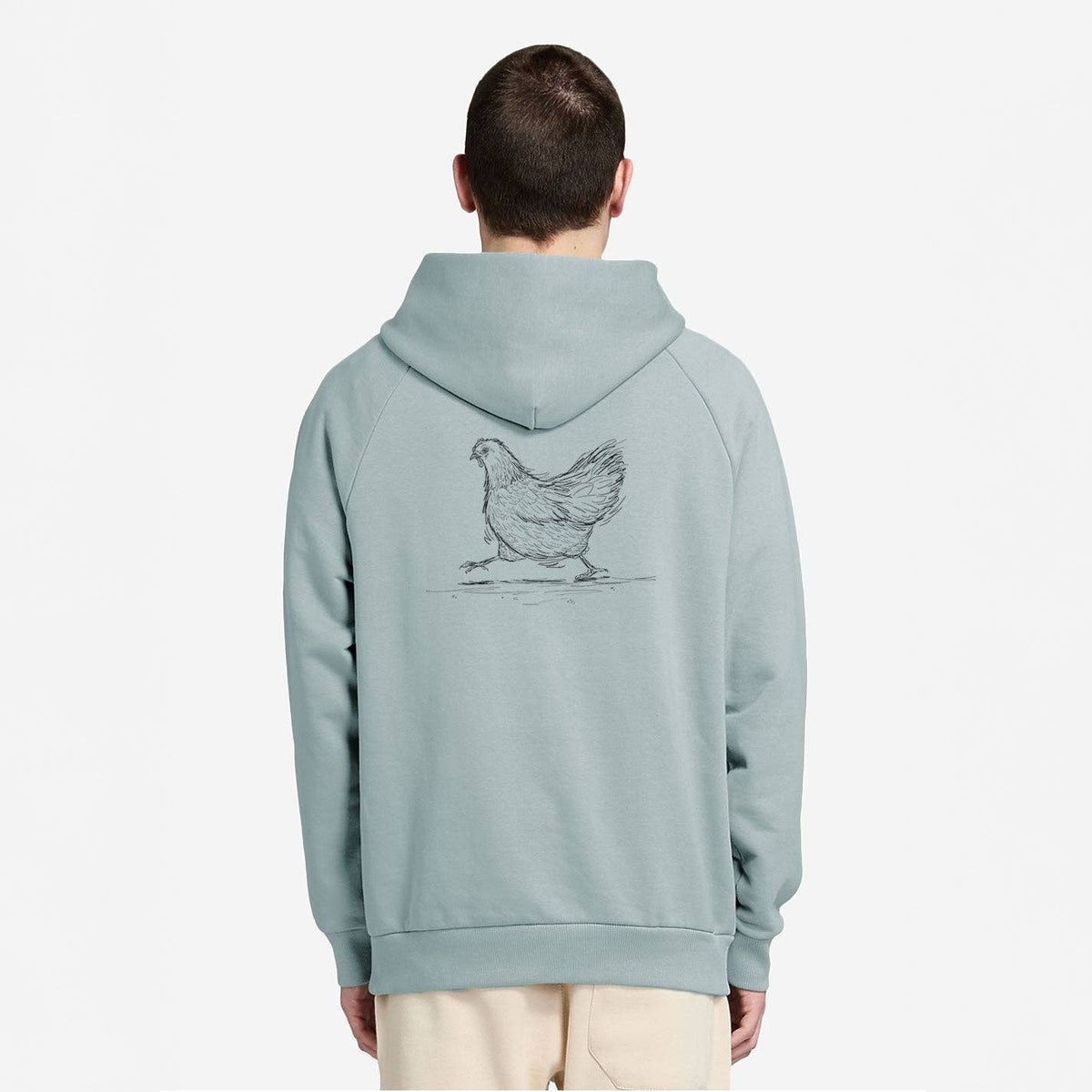 Hurried Hen - Orpington Chicken - UltraLuxe Heavyweight French Terry Hoodie