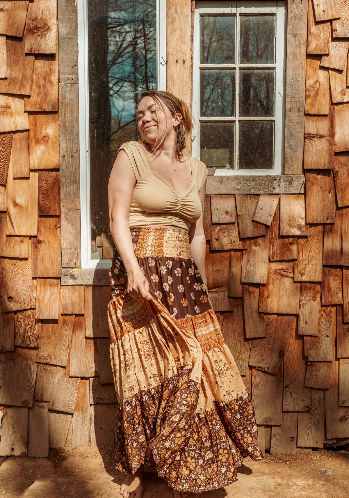 High waisted Maxi Skirt