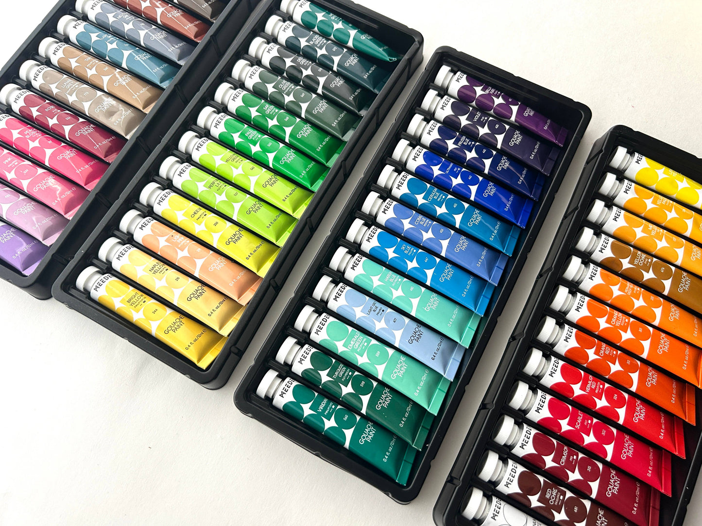 Meeden 48-Color Gouache Paint Set for Creative Beginners