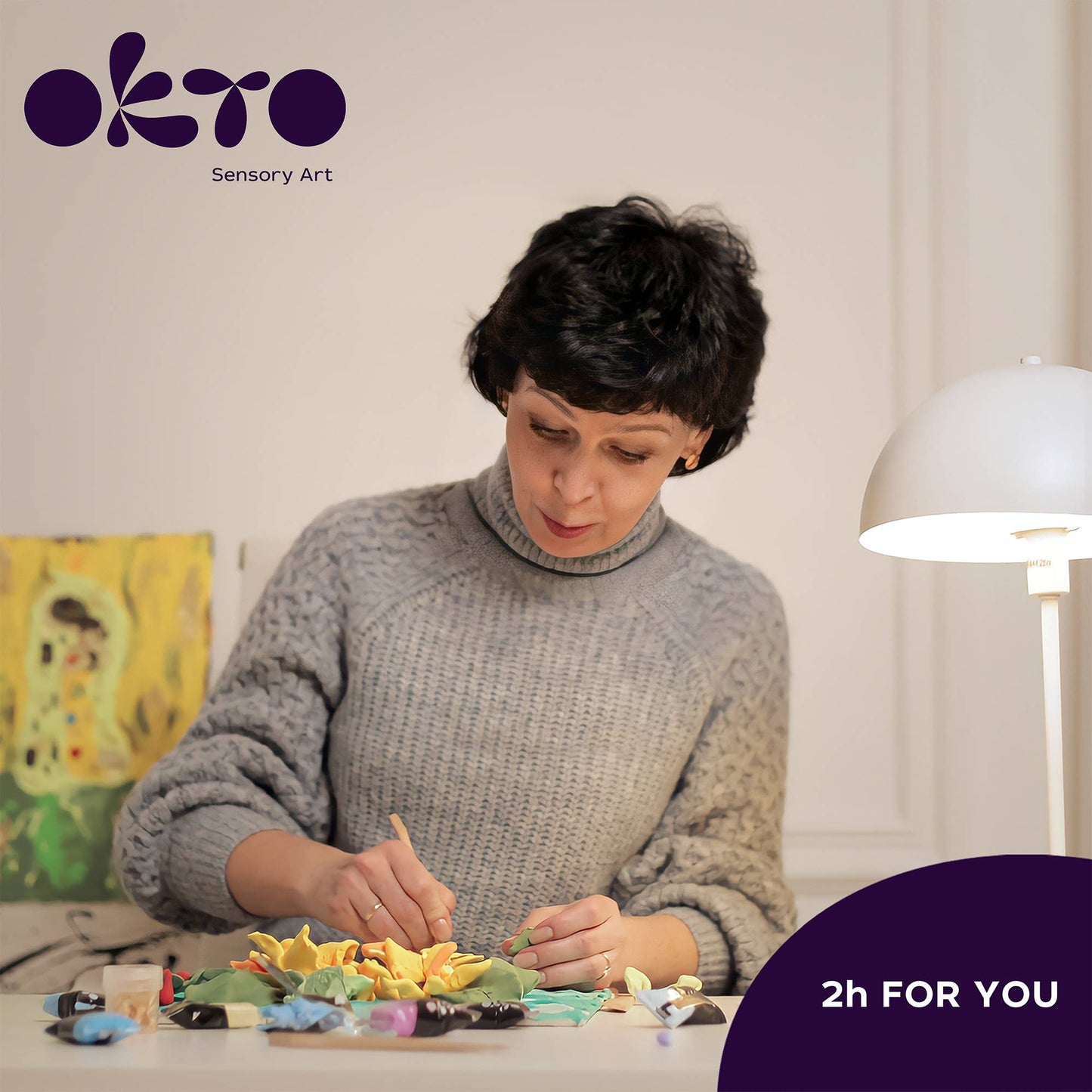 OKTO Sensory Art 3D Painting “Flower Beds in Holland”
