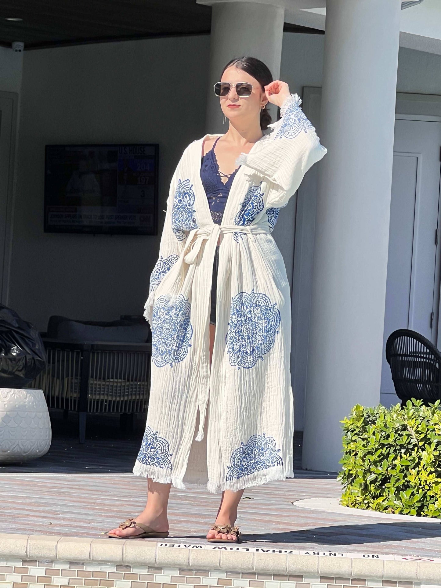 Mandala Kimono Robe