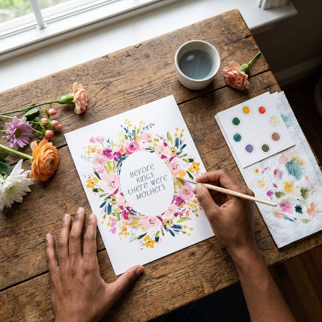 Mothers Day All-in-One Watercolor Kit- Honoring Mothers