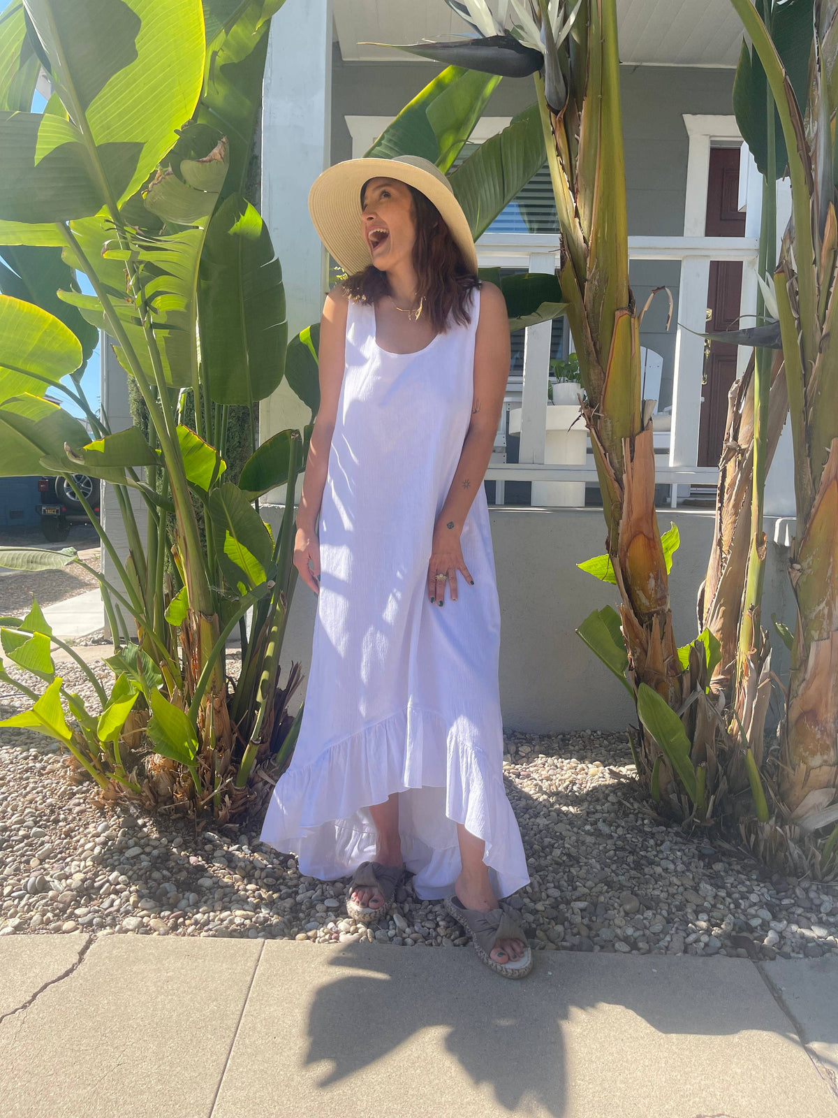 Norma Maxi Dress / Cotton Dress, Summer Dress, White Dress