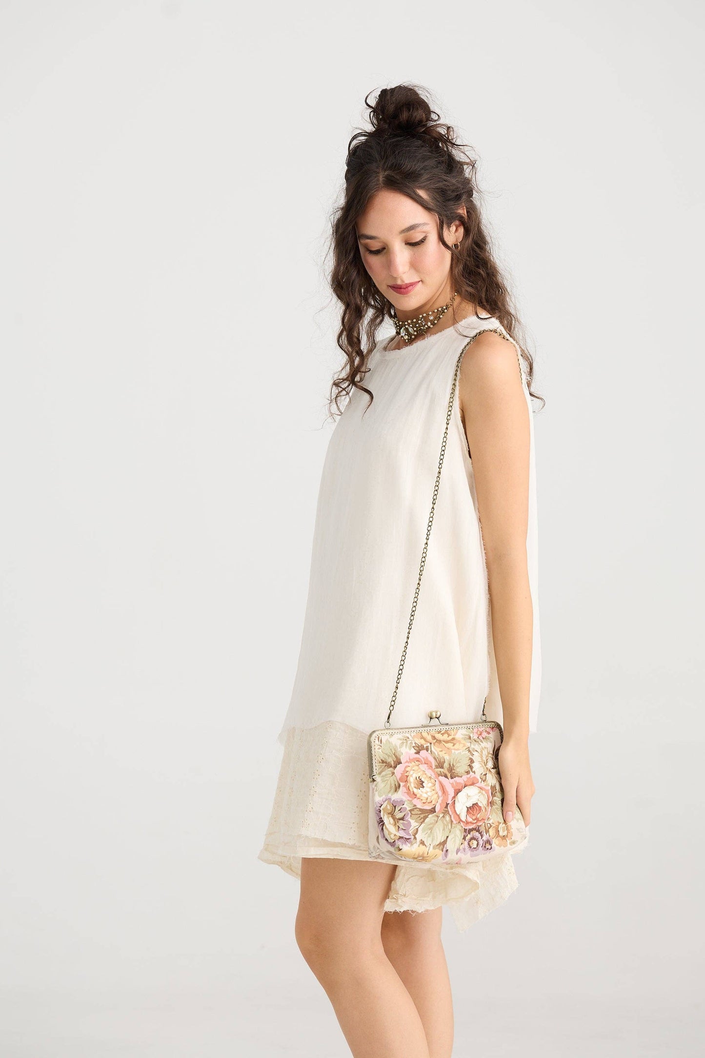 Arabesque Dress. Cream