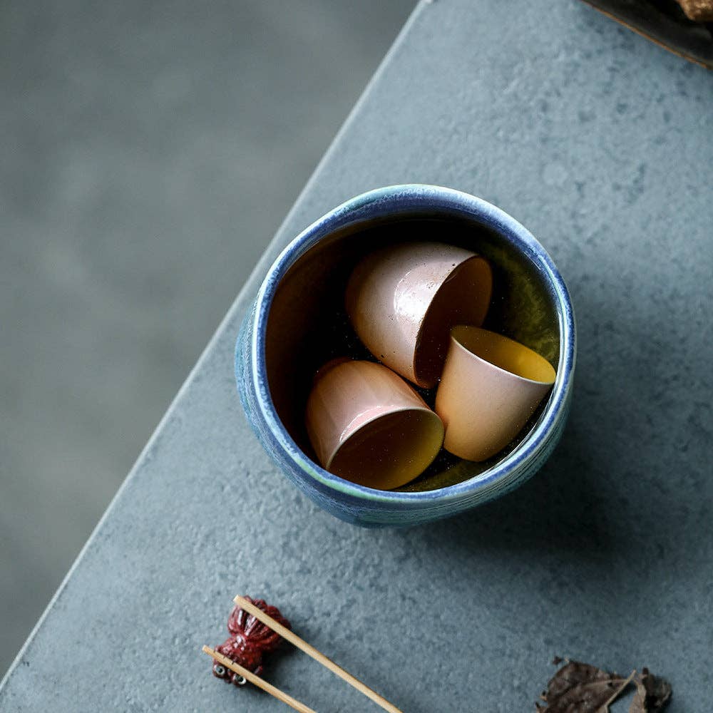Gohobi  Blue Matcha Bowl