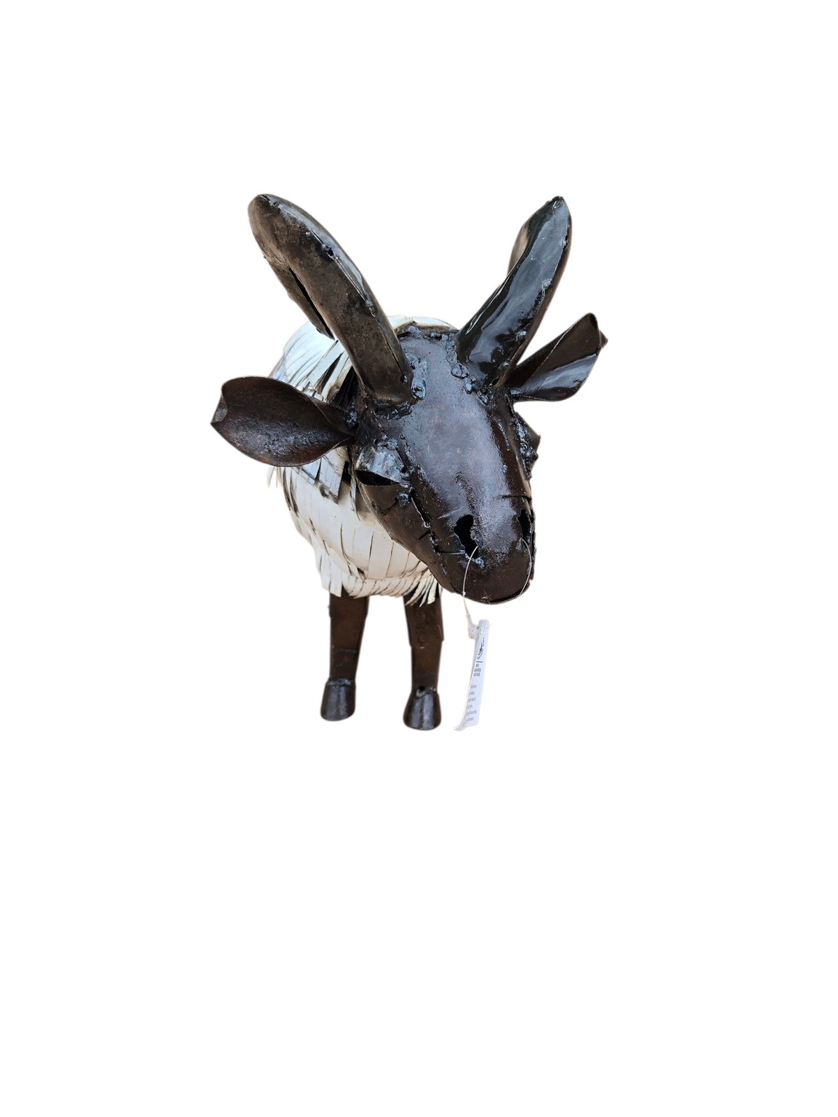 METAL WHITE LARGE SHEEP