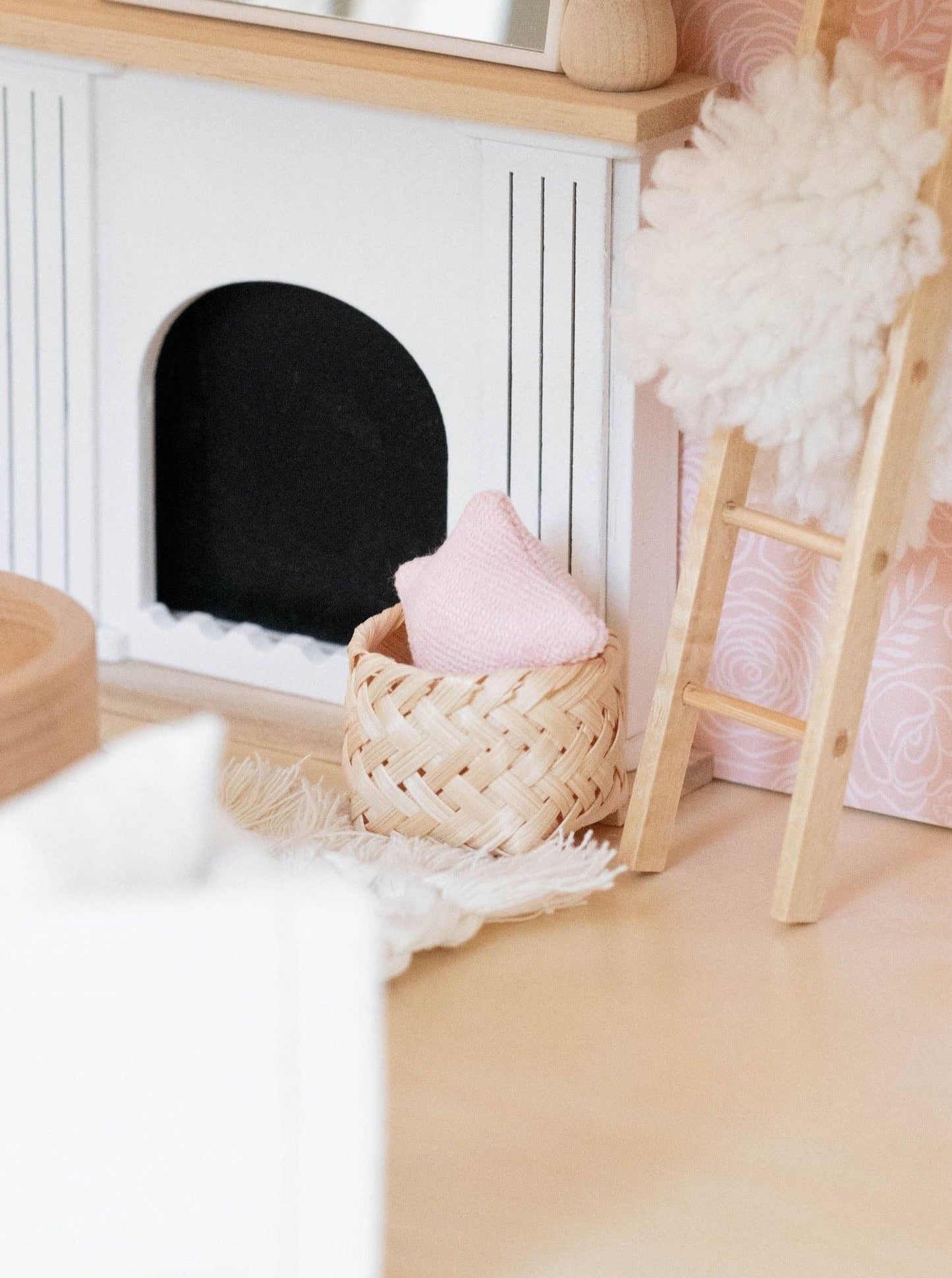 Dollhouse Weaved Bamboo Basket | Natural