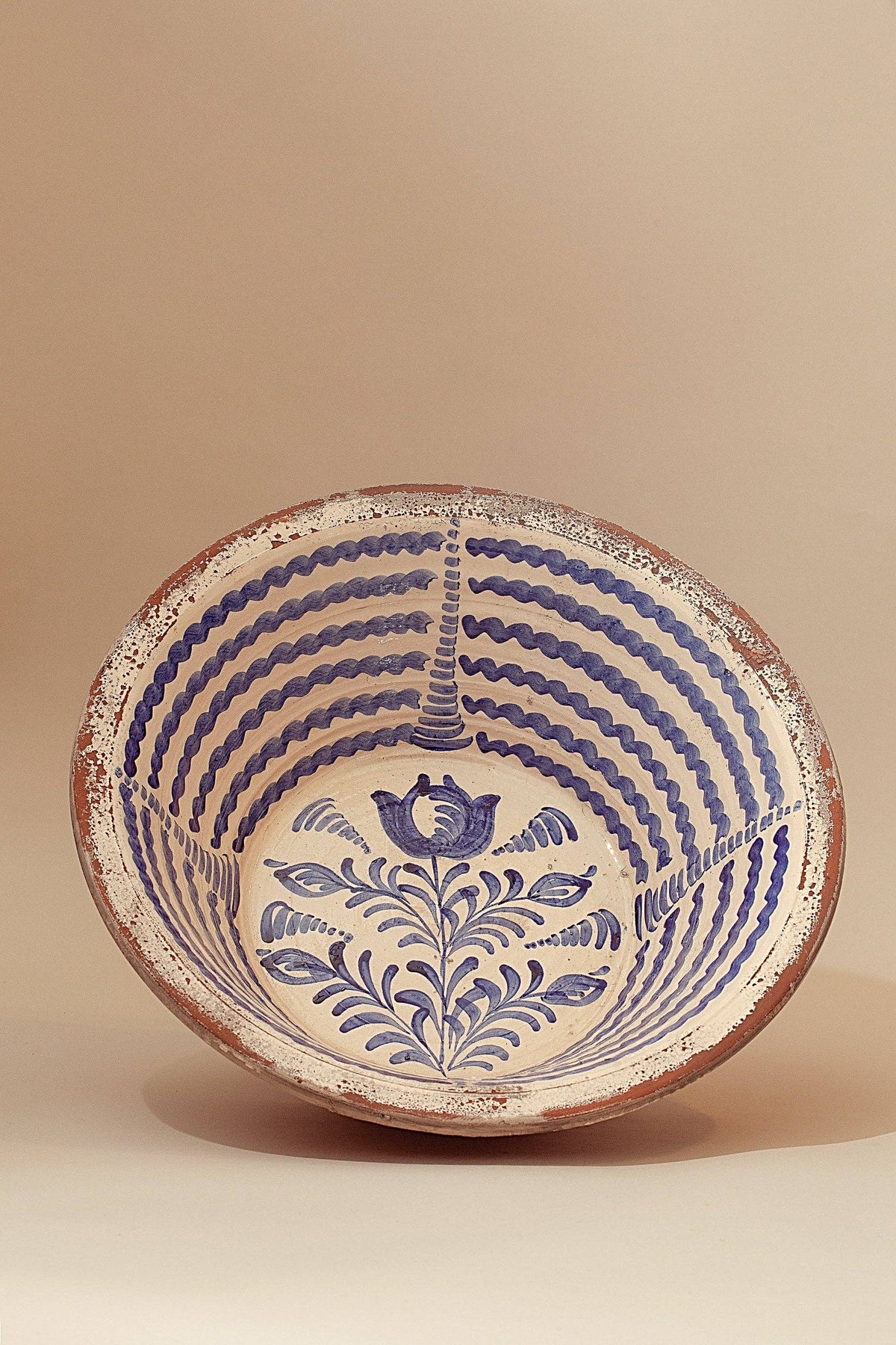 Blue lebrillos granaínos