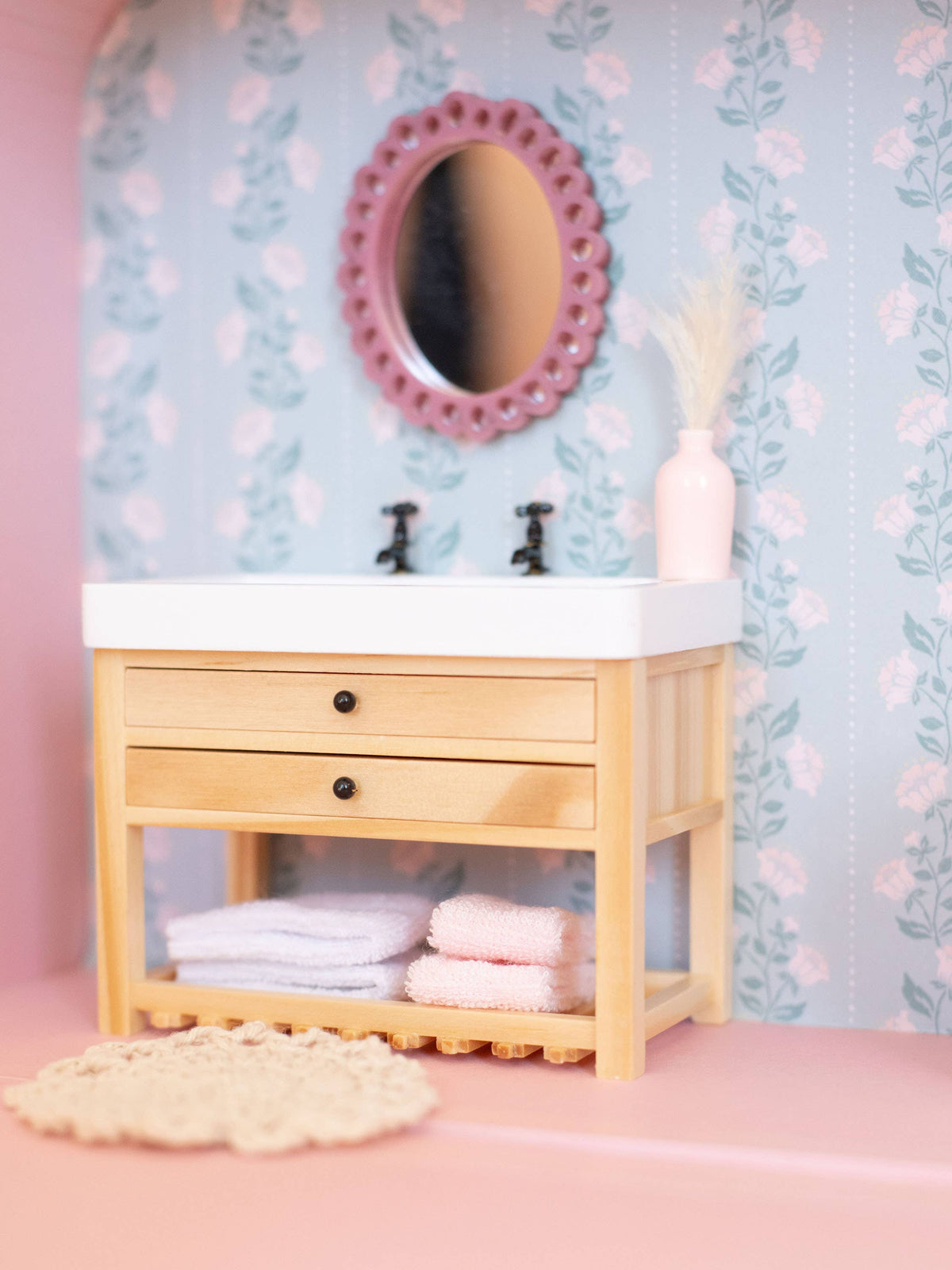 Dollhouse Miniature Pink Vase | 5 Styles
