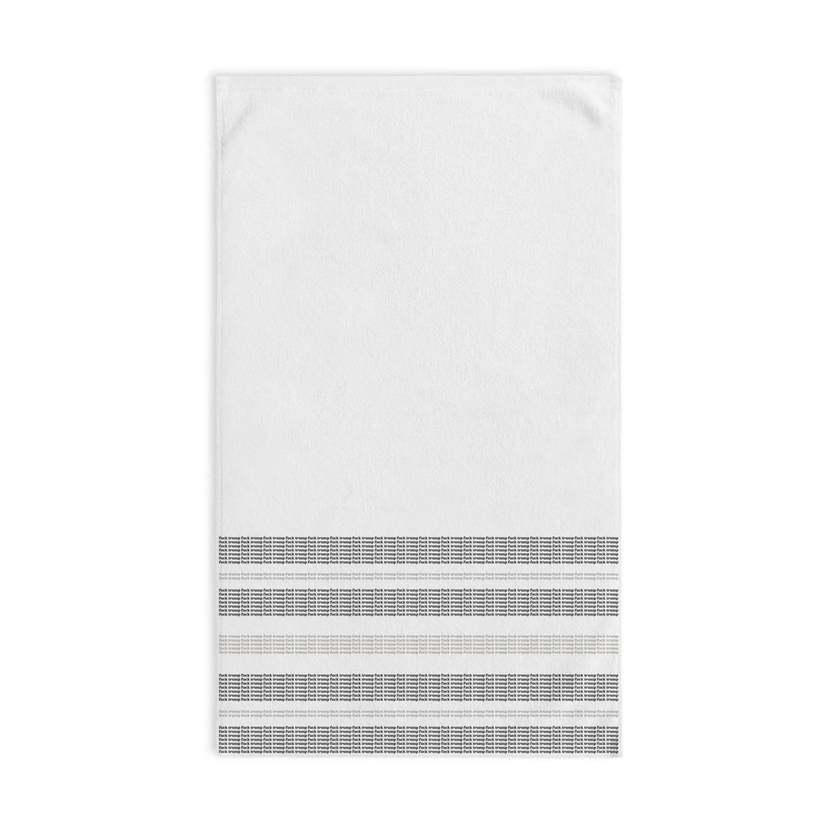 Minimalist Fuck Trump Hand Towel