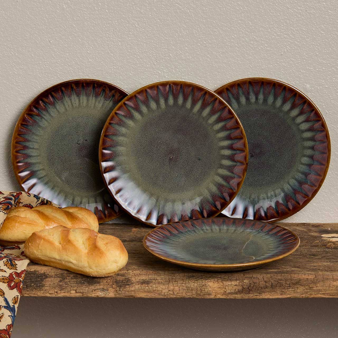 Riverbank Appetizer Plates - Set of 4