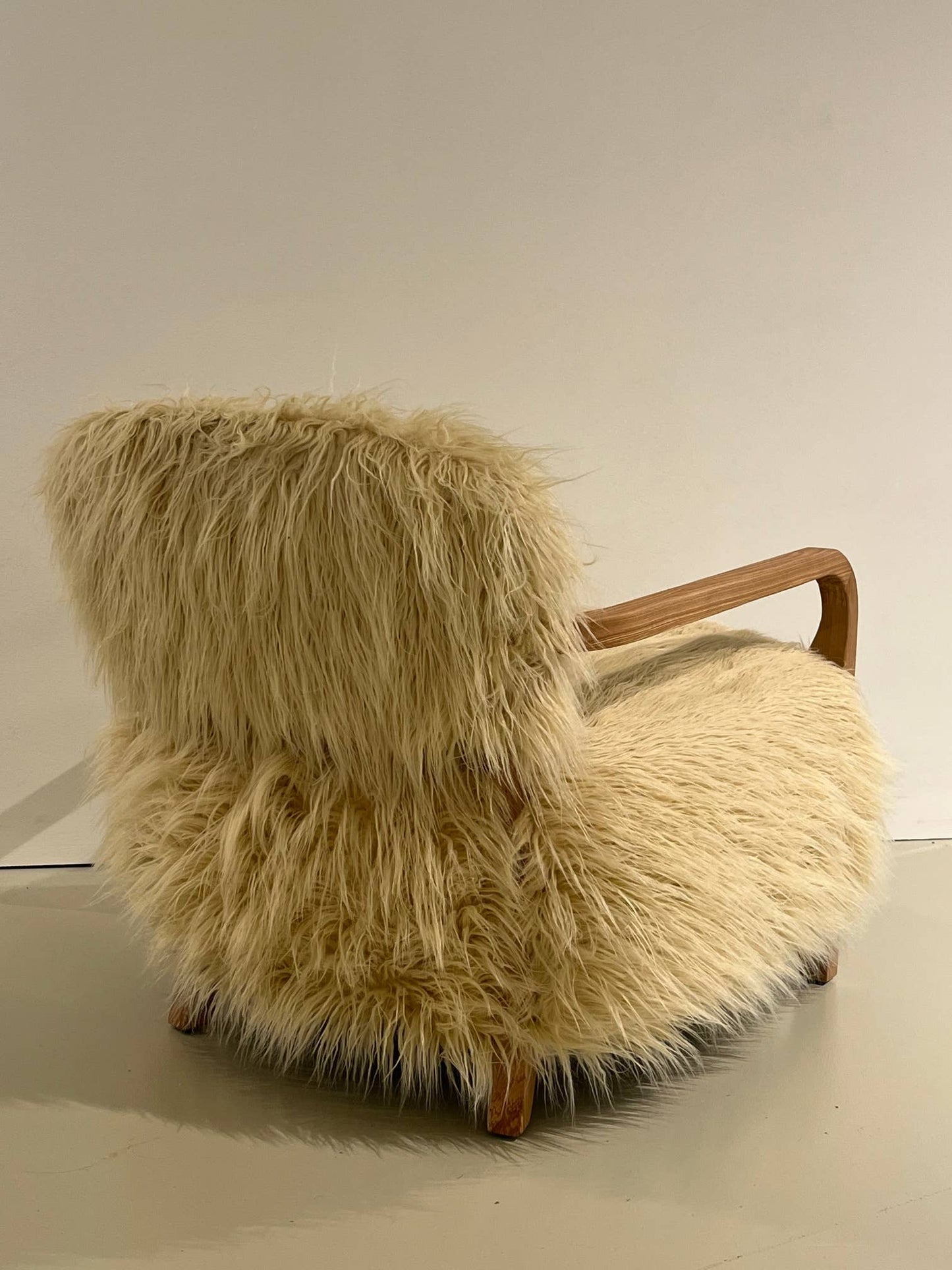 Faux Sheep Skin Chairs
