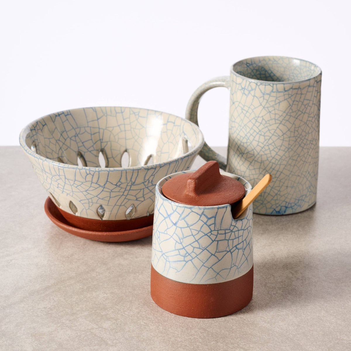 Ciya Blue Crackle Mug