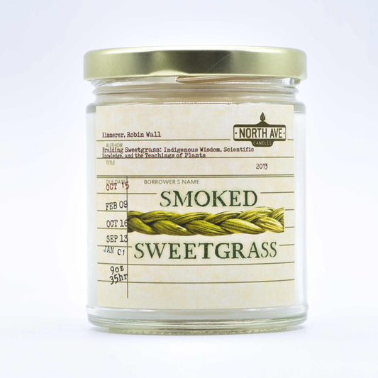 Book Candle / Braiding Sweetgrass / Bookstore sideline gift