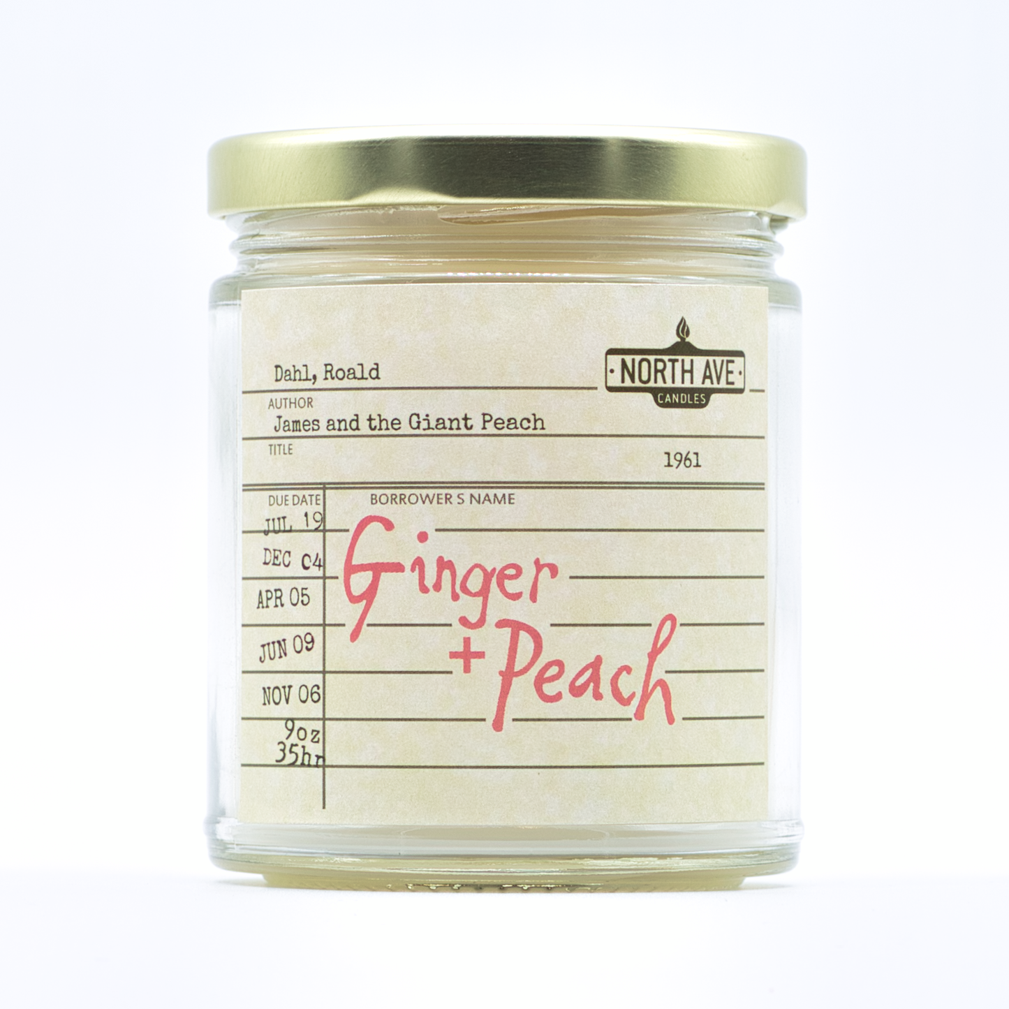 Book Candle / James and the Giant Peach / Bookstore gift