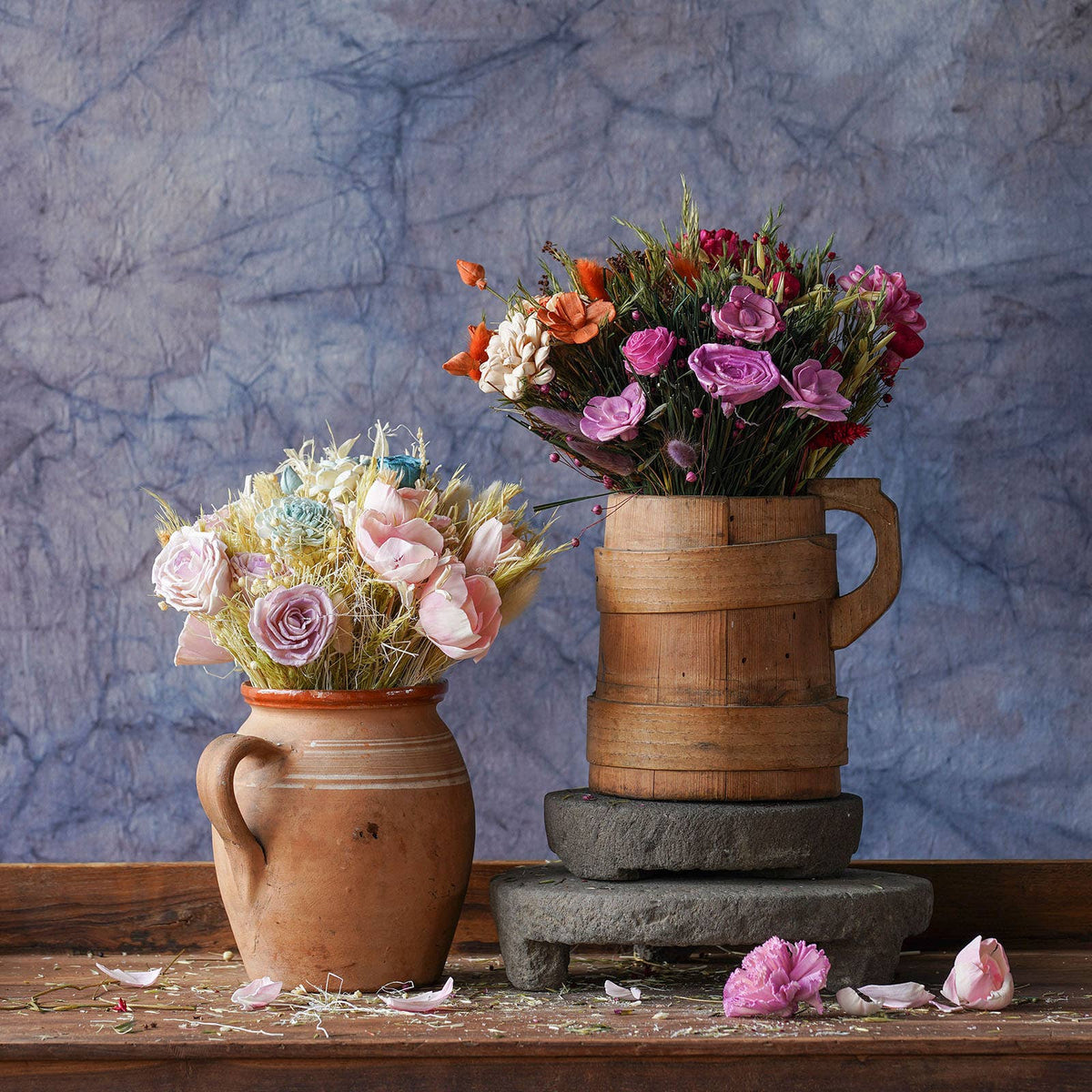 Dried Flower Bouquet Mixed Color, Large