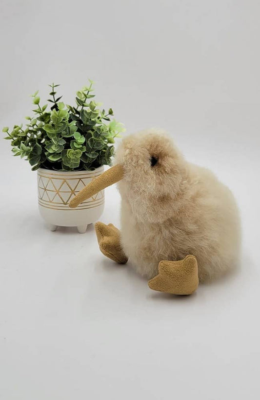 Kiwi 8" | Alpaca Stuffed Animal | Handmade