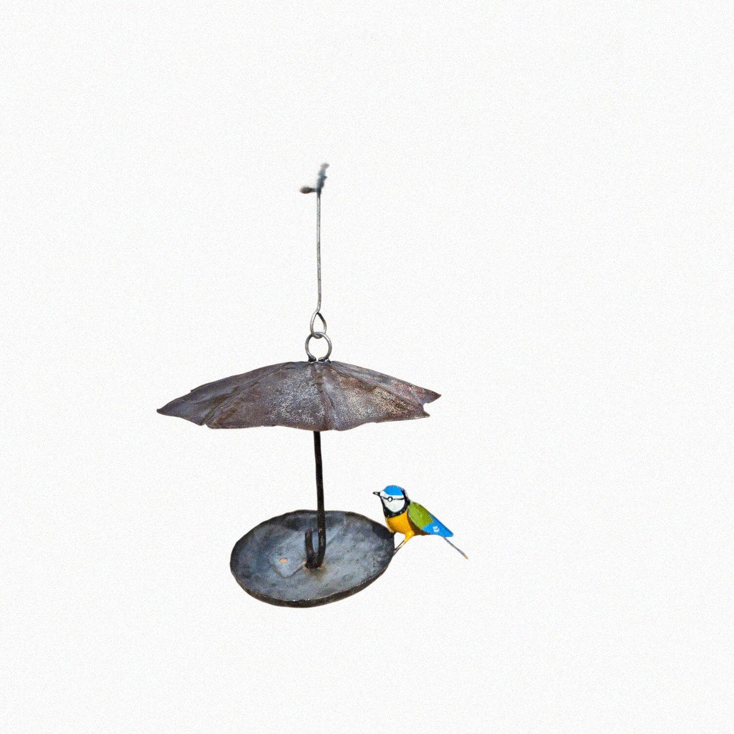 BLUE TIT UMBRELLA HANGING BIRDFEEDER