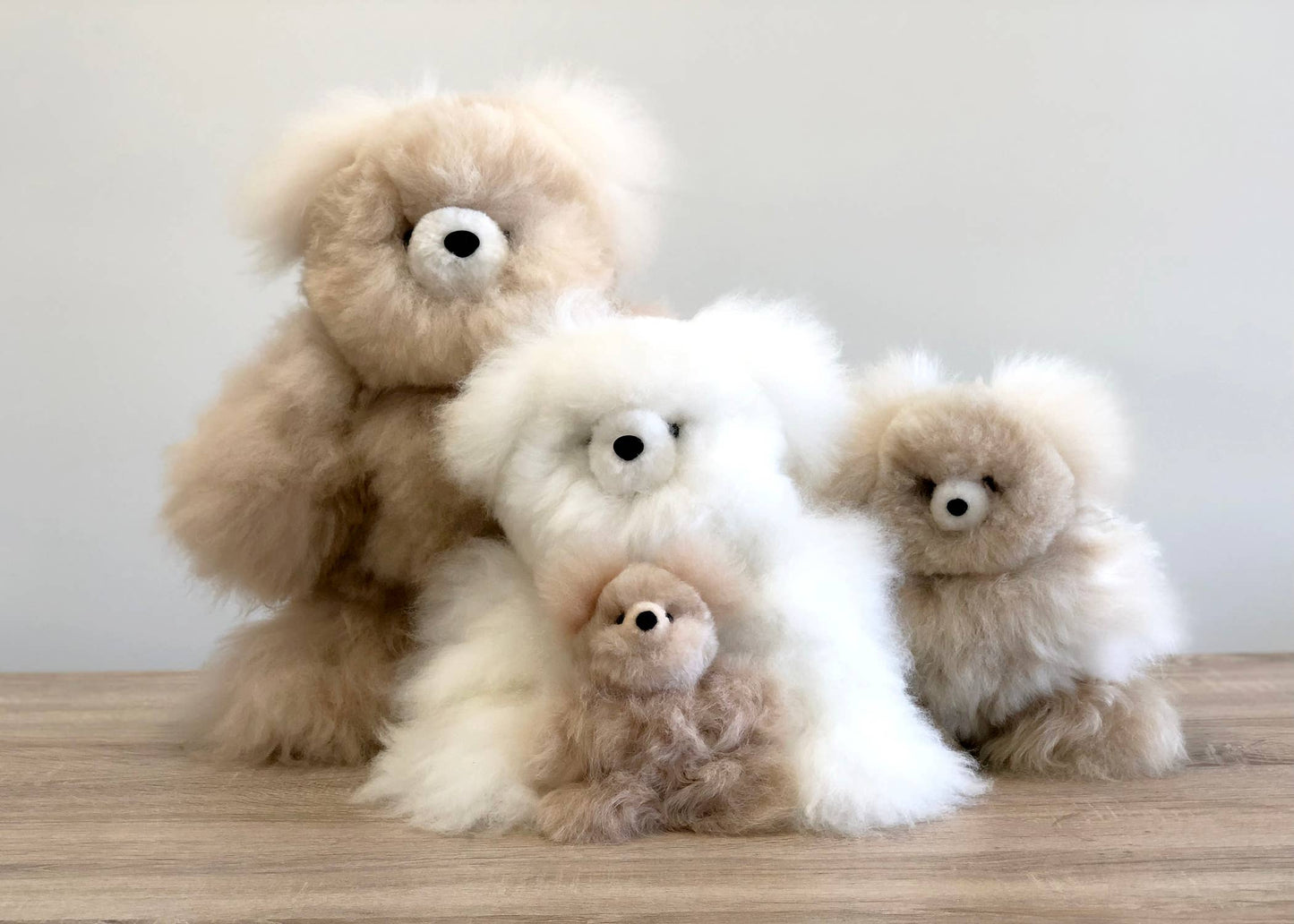 15" Alpaca Stuffed Animal - Bear